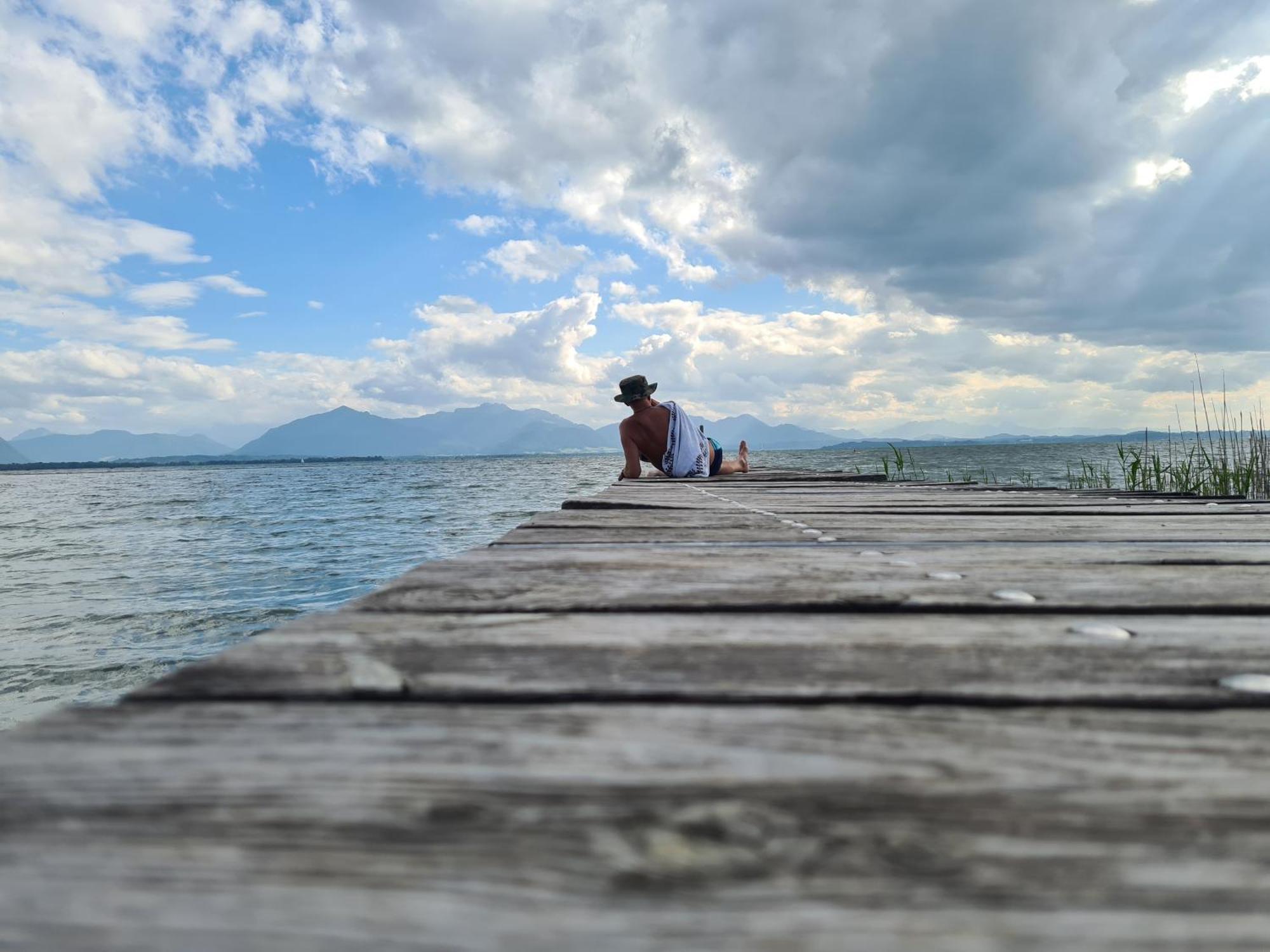 Vintage Studio Am Chiemsee Übersee エクステリア 写真
